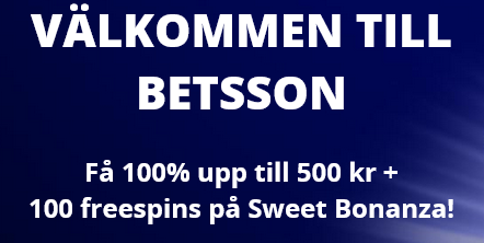 Välkomstbonus för nya spelare Betsson